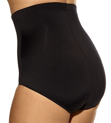Hoher Bikini Slip, Schwarz, Essentials von ELOMI Swimwear, ES7604, Seitenansicht