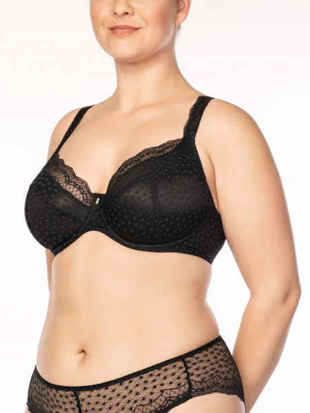 BH mit Bügel und Schaum Josy in Schwarz von Ulla Lingerie fèminine 6722 Vorderansicht